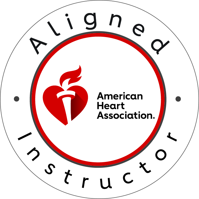 American Heart Association Aligned Instructor seal